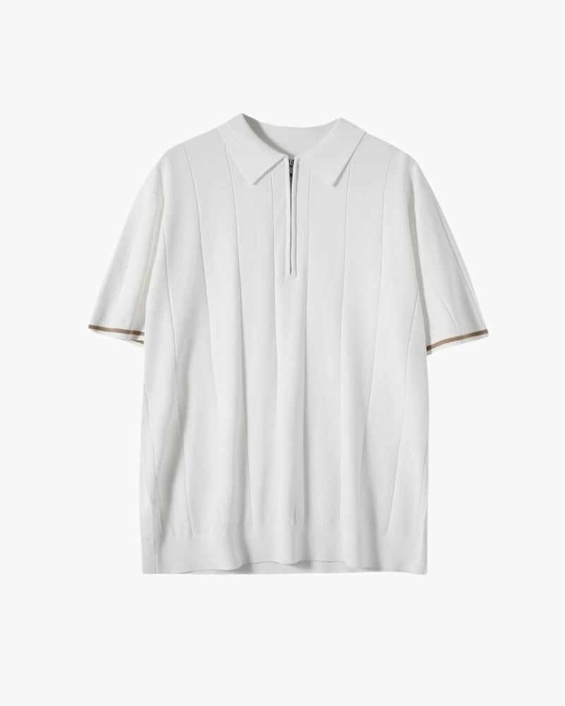 Polo Signature com Acabamento Contrastante
